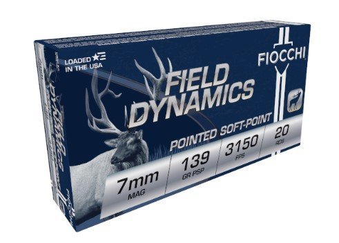 Fiocchi 7RMA 7mm Rem Mag 139gr PSP 20rd Box