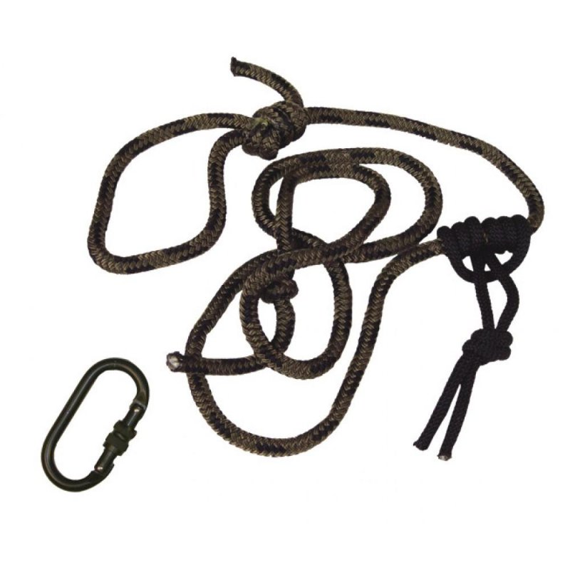Summit SU83100 Linesman's Rope 8ft with Prussic Knot & Carabiner Clip