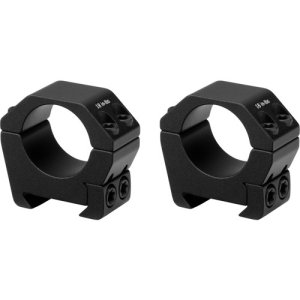 Sport Riflescope Rings - Sport Riflescope Rings 1'''' Low .80'''' Elevation Black 2-Pc