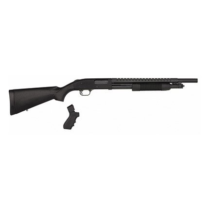 Mossberg 500 12ga 18" Shotgun with Heat Shield & Pistol Grip Kit