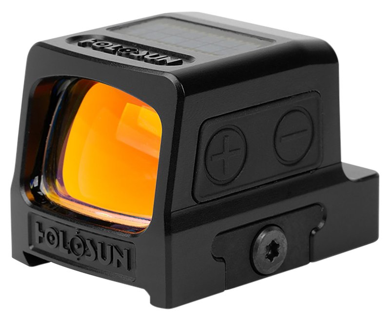 Holosun HE509T-RD-X2 0.66x0.90In Titanium Red Dot Solar Shake Awake