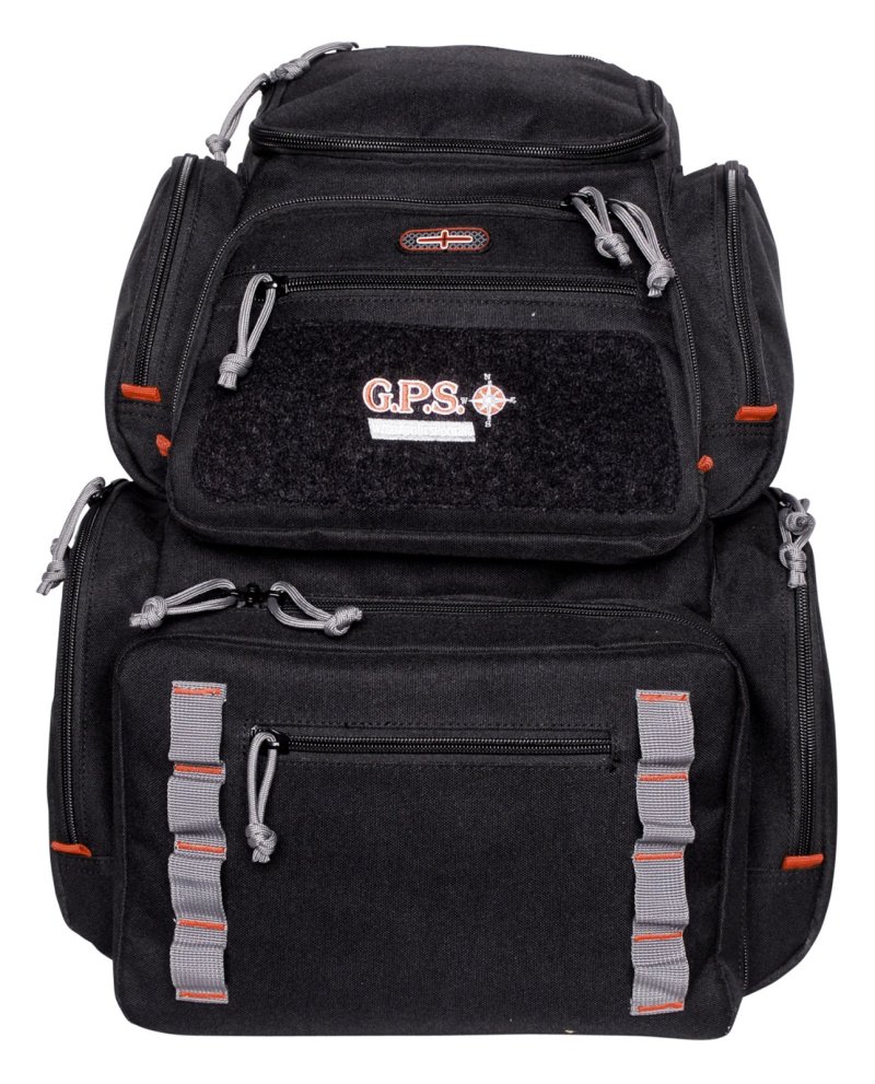 G Outdoors GPS-1712BPB Pistolero Backpack Black/Gray Holds 5 Handguns