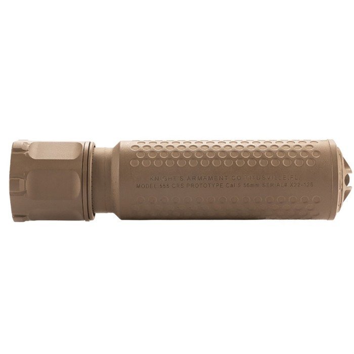 Knight's 121567-FDE Suppressor 5.56mm CRS QDC FDE 6.25" 19.2oz