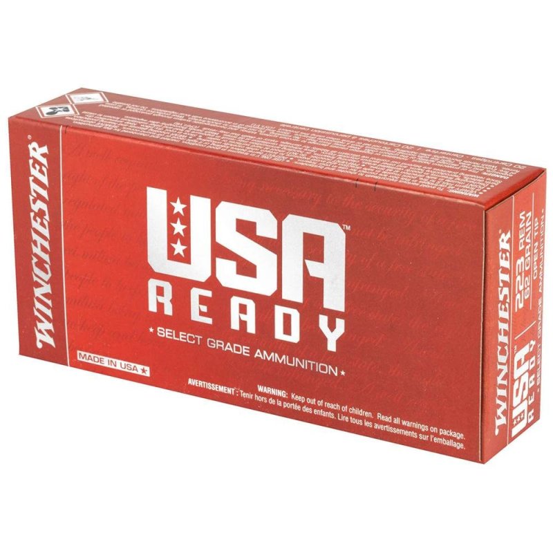 Winchester RED223 223 Remington 62 Grain Open Tip 20 Rounds per Box