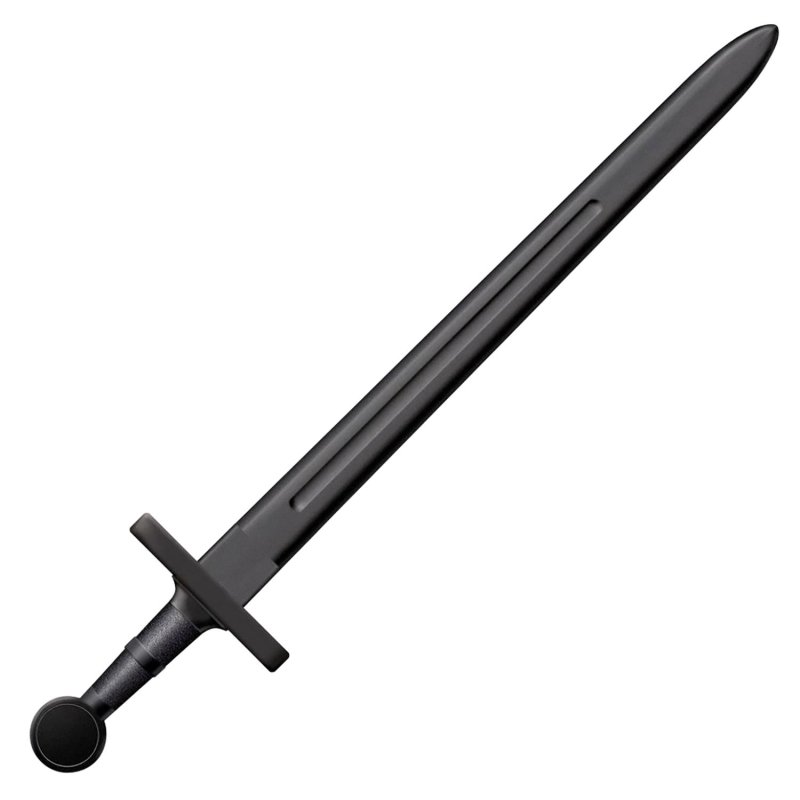 Cold Steel CS92BKS Medieval Training Sword 32.25" Black Polypropylene Blade