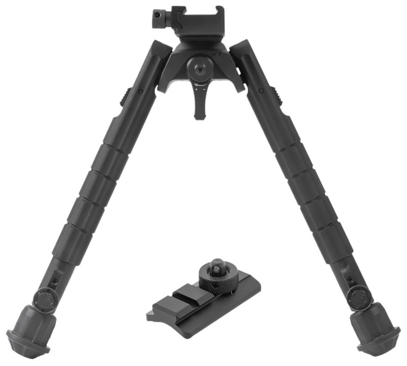 UTG Leapers TLBP03B Bipod Black Anodized 8-12" Aluminum