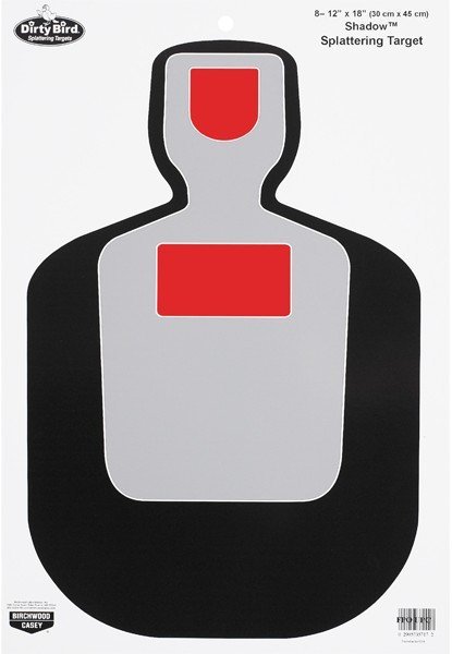 Birchwood Casey Dirty Bird BC-19 Silhouette Paper Pistol 12x18 100 Pack