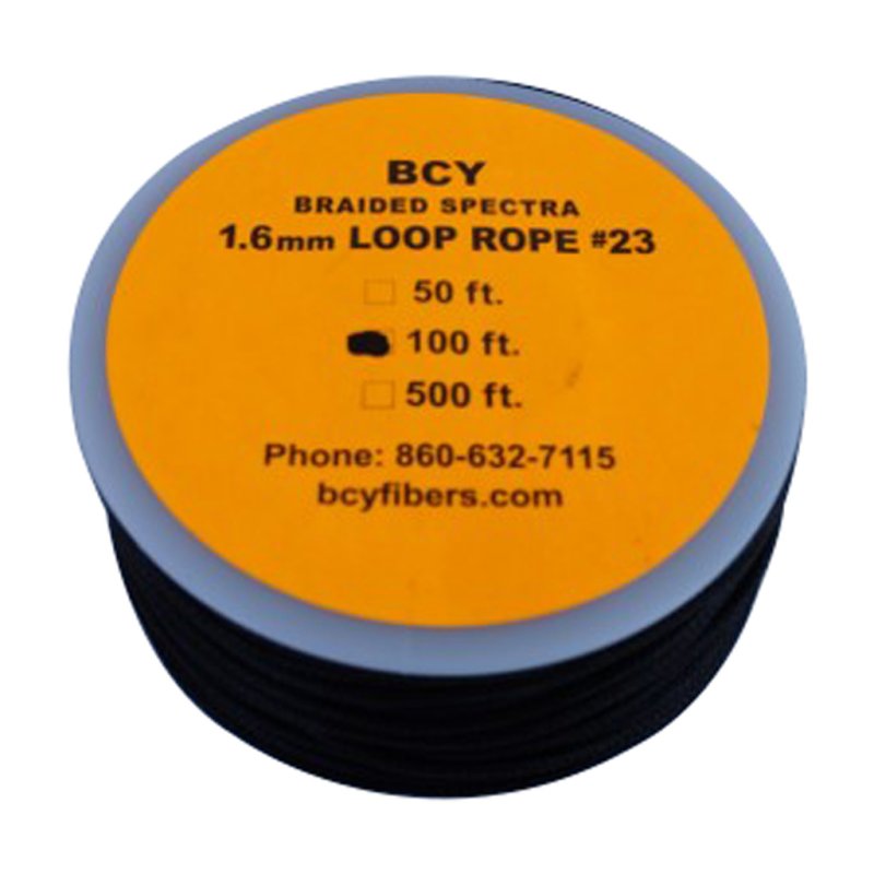 BCY 23 D-Loop Material Black 100 ft. Archery String Accessory