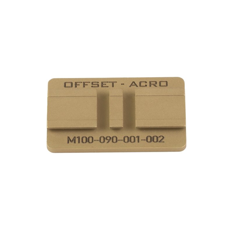 Reptilia 100-230 AUS Offset Mount, Anodized, FDE, 37° Offset, 1.05 oz