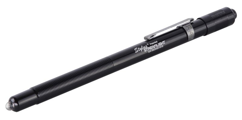 Streamlight 65006 Stylus PenLight Black Anodized Red LED 2 Lumens IPX4