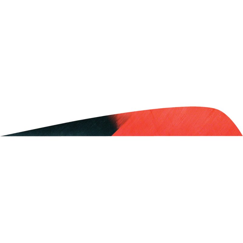 Gateway 400LPKRR-50 Parabolic Feathers Kuro Red 4" LW 50pk