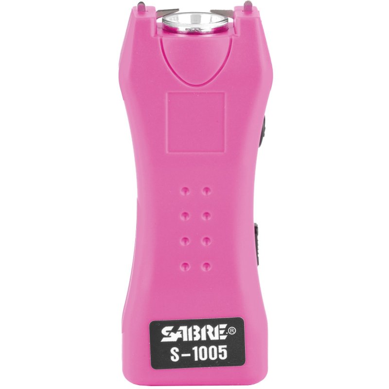 Sabre Pink Stun Gun LED Flashlight 1.60 uC S-1005-PK