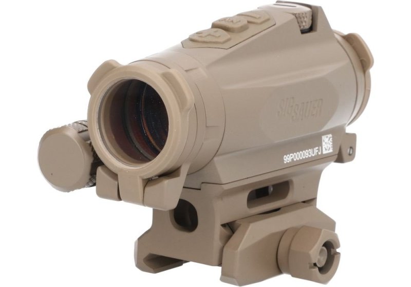 Sig Sauer SOR44002 ROMEO4XT-PRO 1x20mm Red Dot Sight FDE 0.5MOA M1913