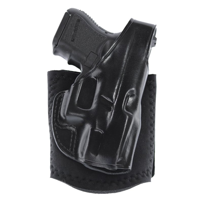 Galco Gunleather Ankle Glove Ankle Holster Leather Adjustable Fit