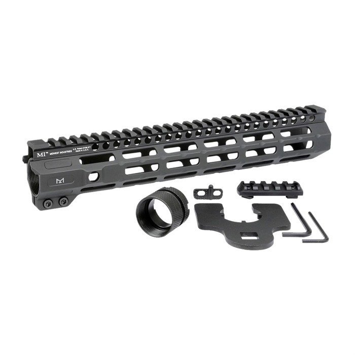 Midwest Industries MI-CRM11.5 AR-15 M-LOK Handguard 11.5" Black Aluminum