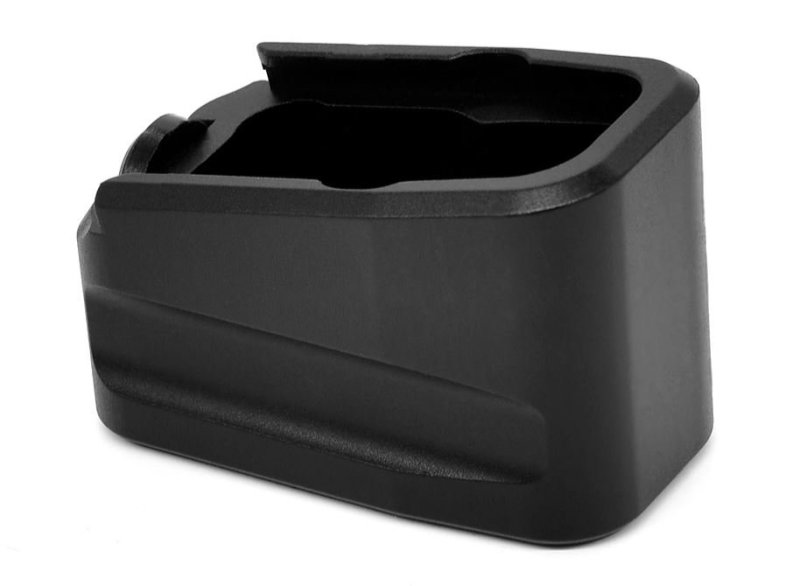 Warne 3131 MEG422BLK Magazine Extension +2RD 6061-T6 Aluminum Black