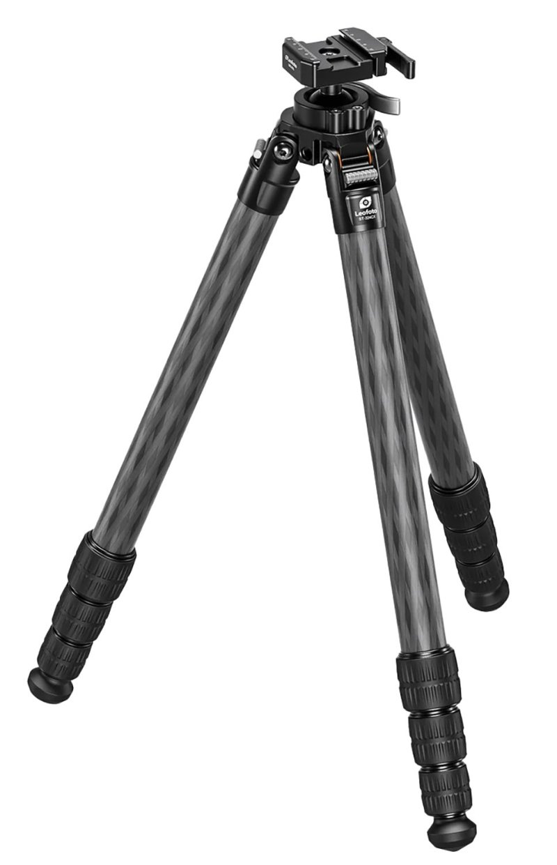 Leofoto ST-324CX ST-X Integrated Ballhead Tripod Black Aluminum