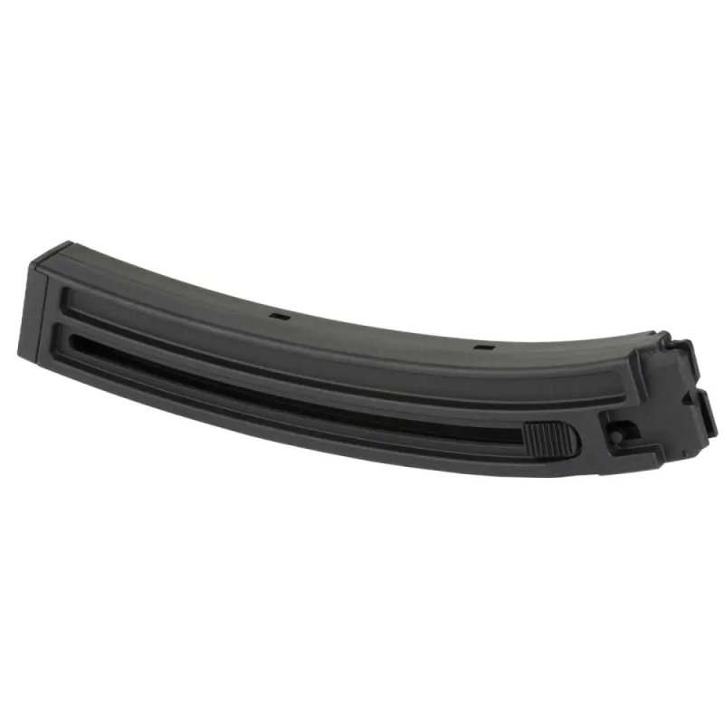HK MP5 22LR 25rd Magazine 51000212 - Durable Black Polymer Material, Ideal HKMP5 Pistol/Rifle Accessory
