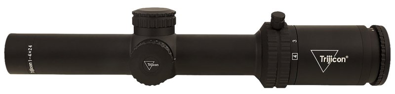 Trijicon Credo 1-4x24mm 2900012 Matte Black LED Green MRAD Scope