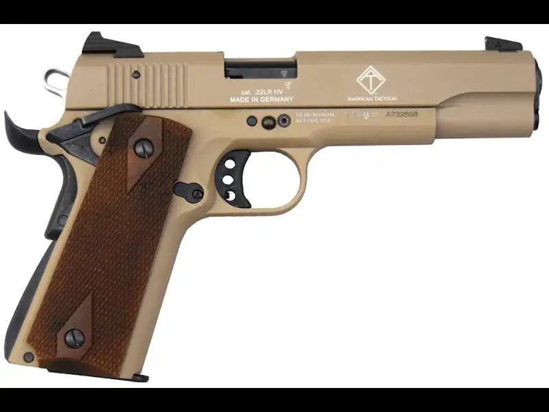 GSG M1911 .22LR Pistol Tan 5" Barrel 10 Rounds
