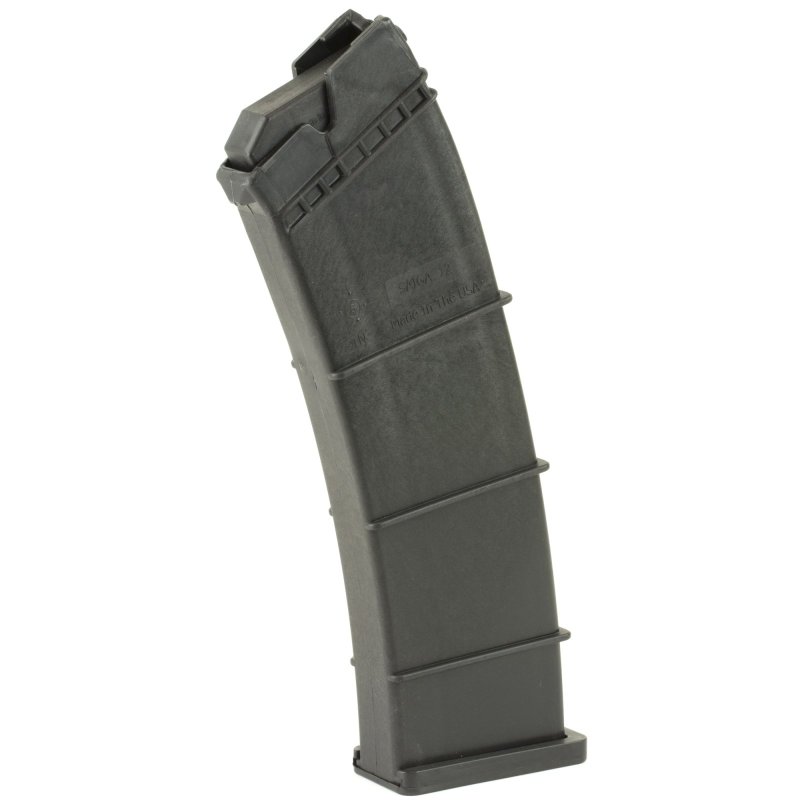 SGM Tactical SSGMP1210 12 Ga 10-Round Saiga Magazine, Polymer, Black