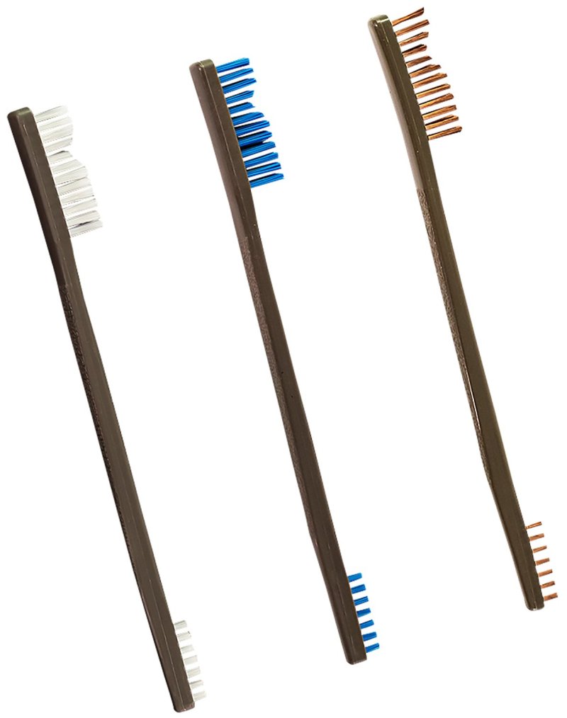 Otis 316-3 All Purpose Brushes - Bronze, Nylon, Stainless Steel