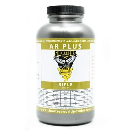 Shooters World D073-04 AR Plus Powder 1lb - Clean & Flash Suppressed