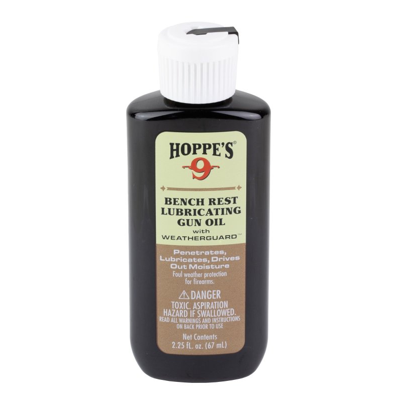 Hoppe's BR1003 Bench Rest Lubricating Oil 2.25 Oz Squeeze Bottle 10 Per Pack