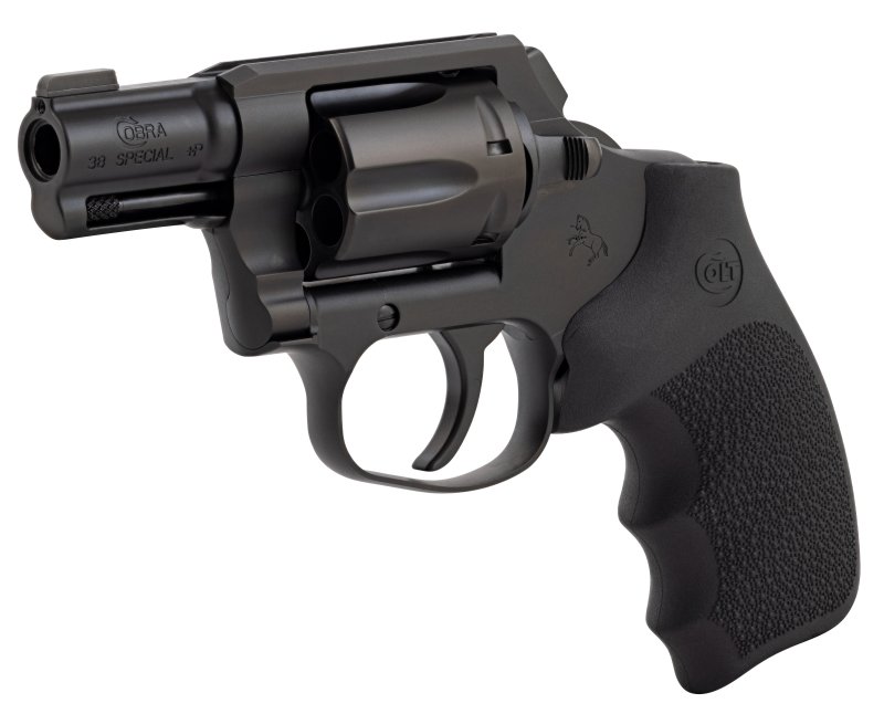 Colt Cobra .38 Spl 2 In NS Titankote PVD Hogue Shooter's Model
