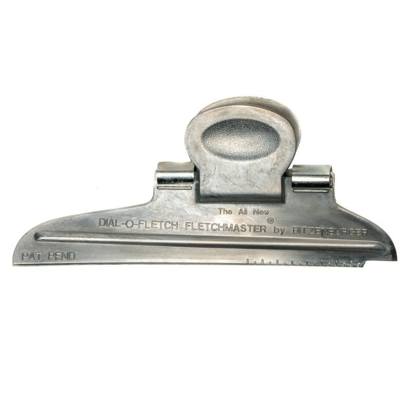 Bitzenburger Fletching Clamp 2002 Silver Right Helical