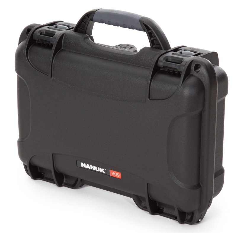 Nanuk 909GLOCK1 Waterproof Dustproof Black Resin Pistol Case