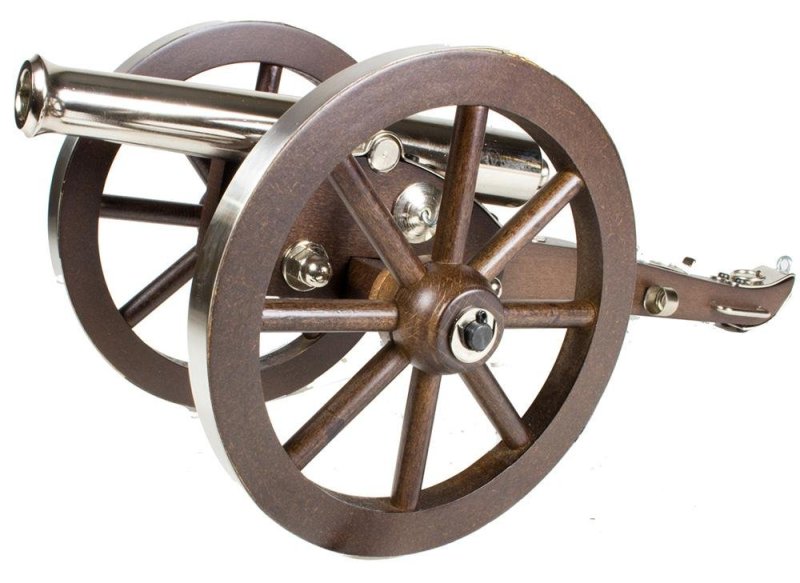 Traditions Mini Napoleon III Cannon CN8021 50 Cal 7.25 In Silver