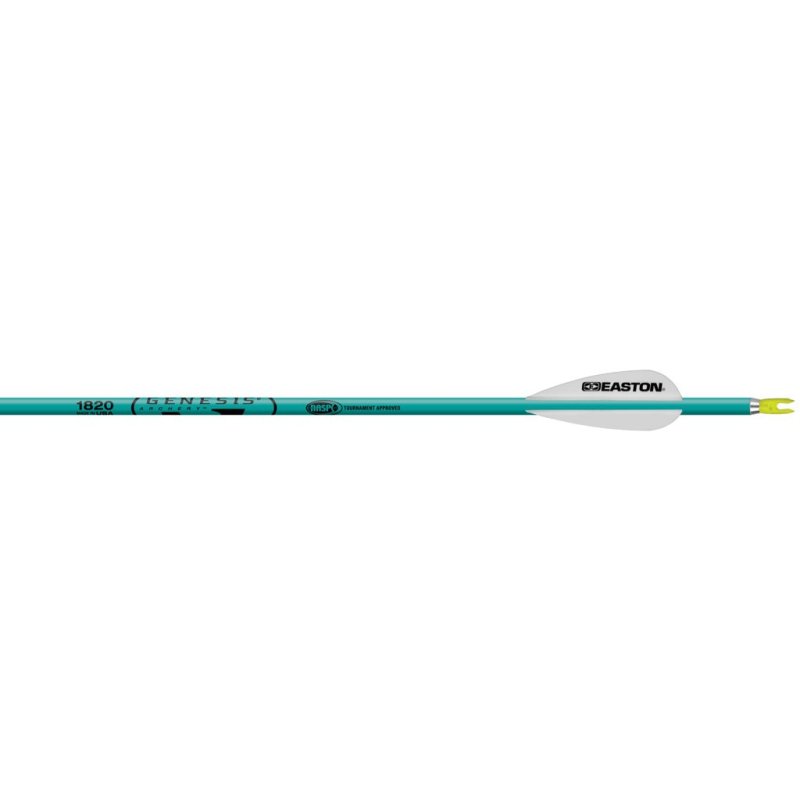 Easton 529157 Genesis Arrows 3" Vane Teal 36pk 1821 12.3 GPI
