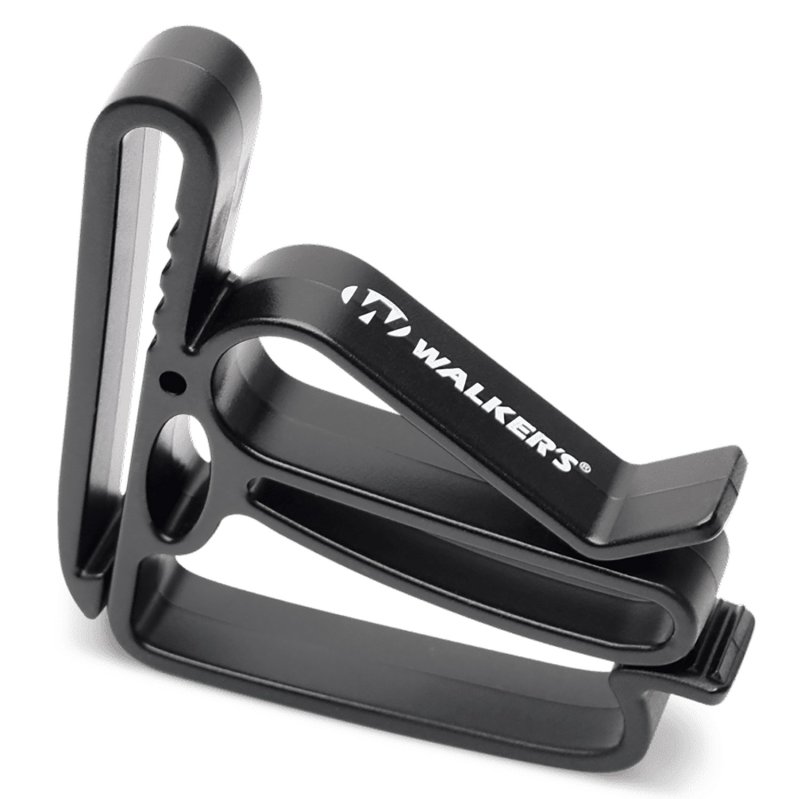 Walker's GWPBELTLOOP Belt Clip Holder Universal Belt Loop Black Polymer Belt Clip Mount