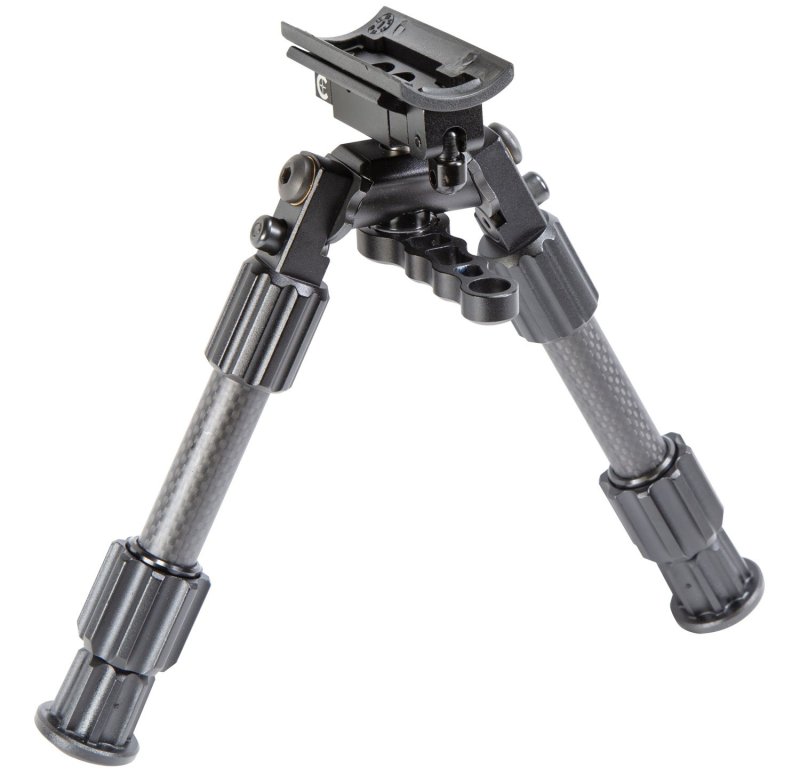 Caldwell Accumax Bipod 6-9 Inch Carbon Fiber Gray 1092515 360 Degree Pannin
