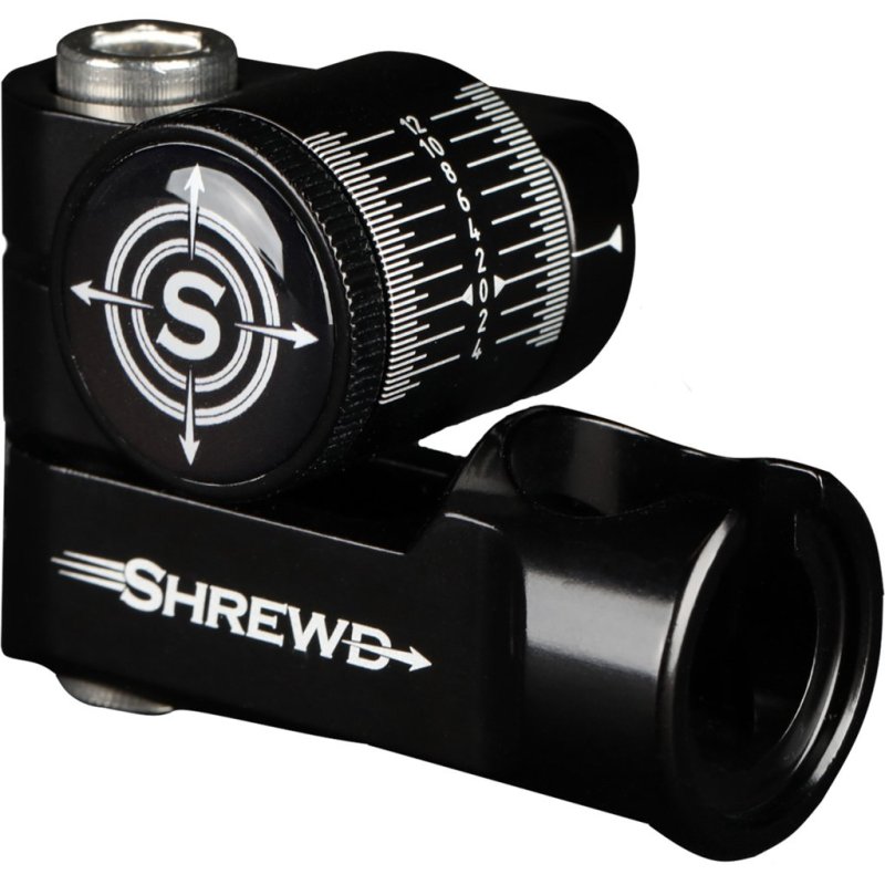 Shrewd Archery Atlas V-Bar Gloss Black Single Hybrid Clamp System