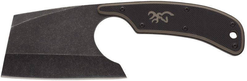 Browning Cutoff Camp 3220322 2.50 In 9Cr14MoV SS Full Tang Black