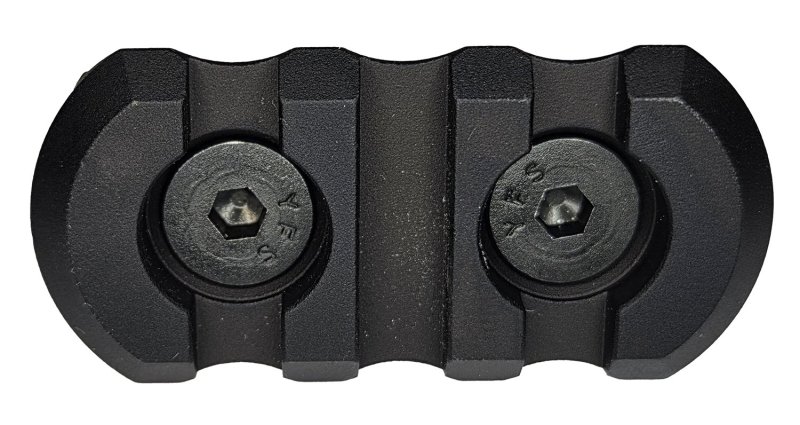 TAPCO TAP22126 3-Slot Picatinny Rail Black Aluminum