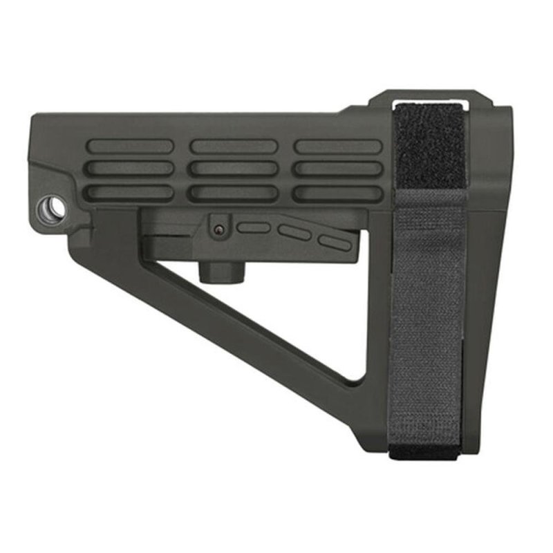 SB Tactical SBA4 Adjustable Brace Stealth Gray 5-Position AR Platform