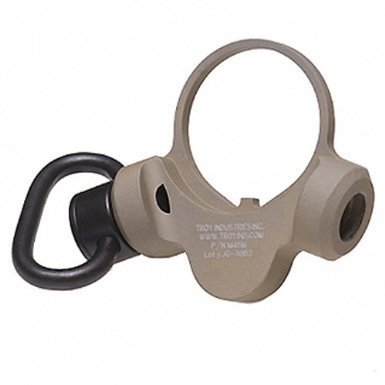 Troy SMOU-M4S-00FT-00 OEM Sling Mount FDE Ambidextrous QD Swivel