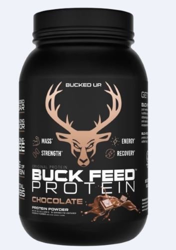 Bucked Up Buck Feed Protein Chocolate 30 Serving Tub
