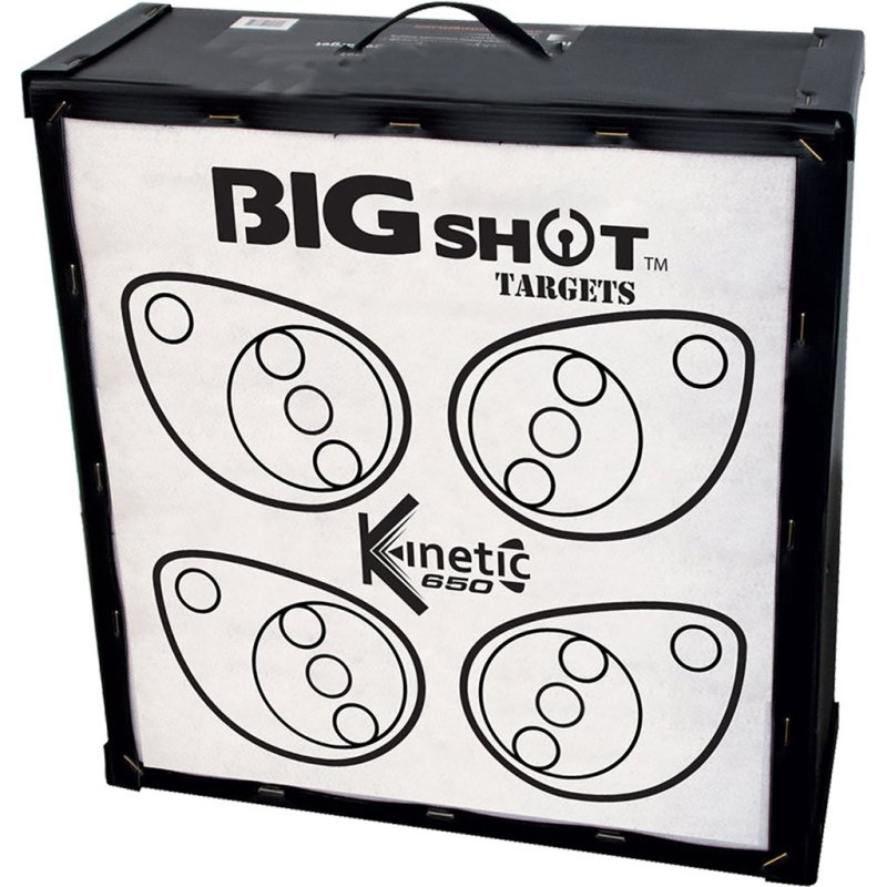 Big Shot Kinetic 650, IM 20K Model, White, High-Speed Crossbow Target, High Compression, Easy Pulling