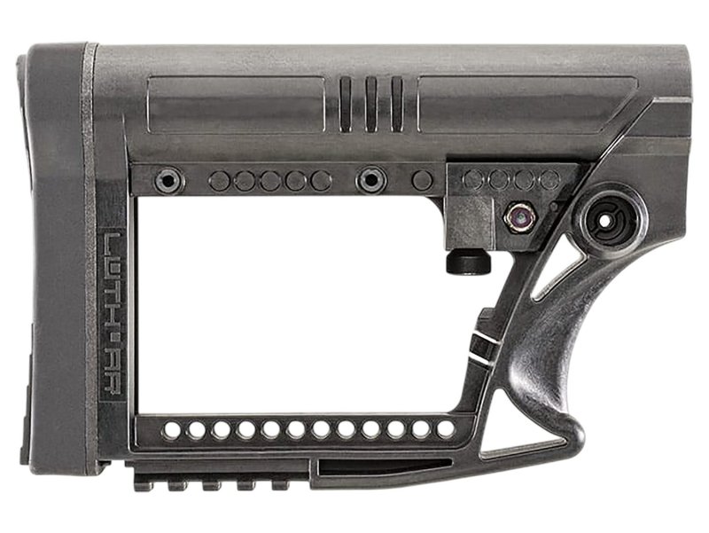 Luth-AR MBA-4 Skullation AR-15 Collapsible Carbine Stock Assembly Black