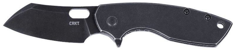 CRKT Pilar Large Folding Knife 2-7-10" Sheepsfoot Blade Black