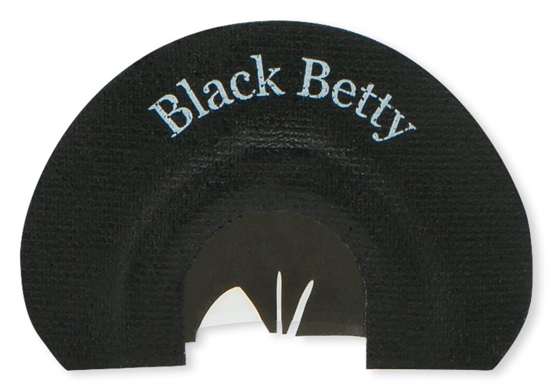 Rolling Thunder Game Call TC008-BB Black Betty Diaphragm Call 3 Reed Snake Tongue Cut Attracts Turkey Species