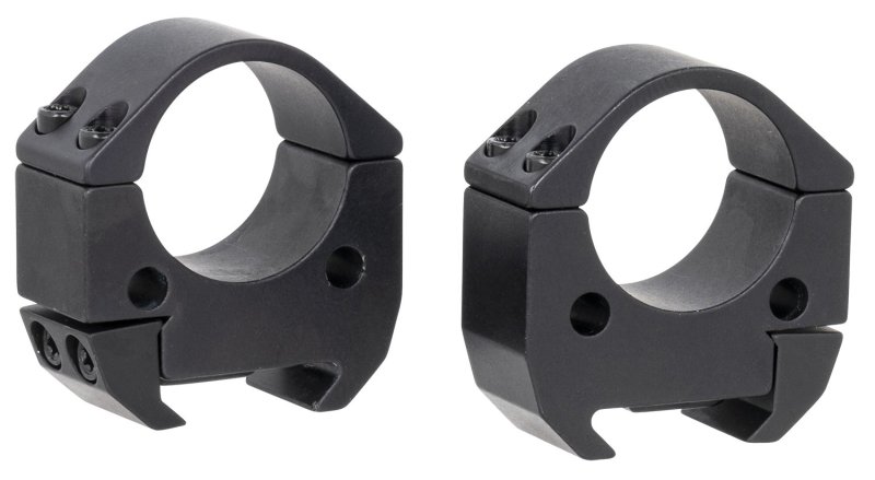 Talley TMS10M 1" Medium Matte Scope Rings Picatinny Rail