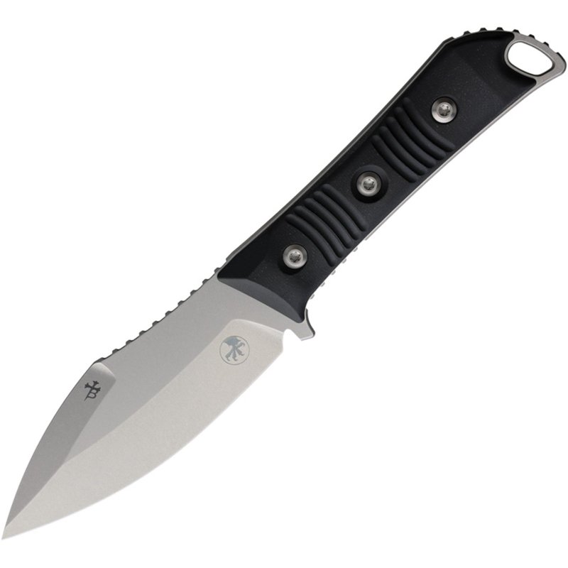 Microtech Always Survive 96-10BK 4.4 In SE Ember G-10 Black Stonewash