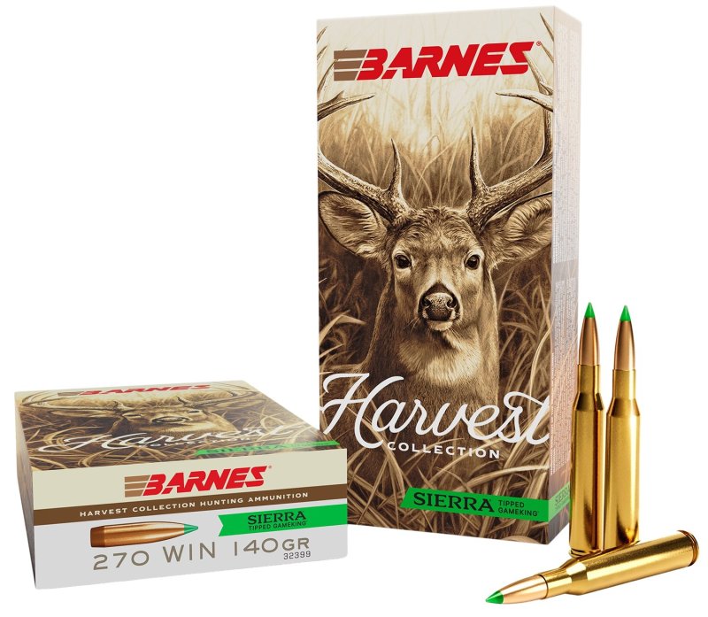 Barnes 32399 Harvest .270 Win 140Gr Sierra Tipped GameKing 20/Box