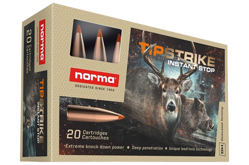 Norma 20171222 Tipstrike .280 Rem 160gr Polymer Tip Hunting Ammo 20 Rds