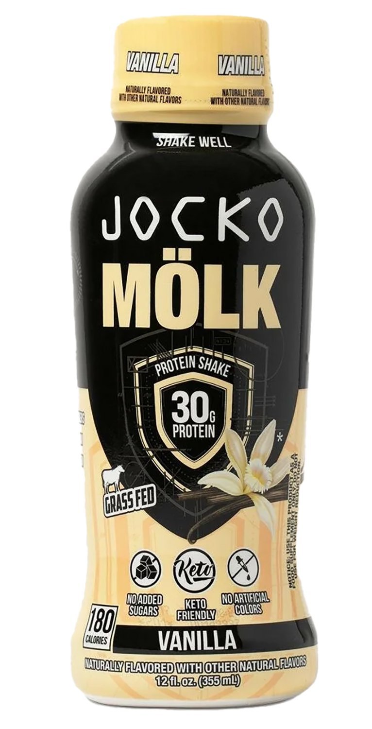 JOCKO 29091 Fuel Vanilla Protein Shake 12oz Bottles 12-Pack